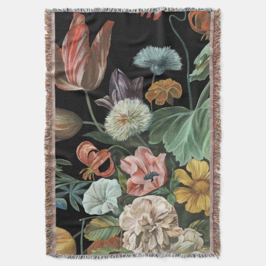 Couverture Floral baroque - Bouquet de fleurs (devant Vertical)