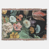 Couverture Floral baroque - Bouquet de fleurs (Devant)