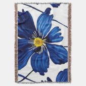 Couverture Floral bleu marine (devant Vertical)