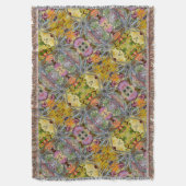 Couverture Floral Boho Chic Thistle Pastel (devant Vertical)