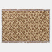Couverture Floral Brown (Devant)