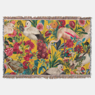 COUVERTURE FLORAL ET OISEAUX XVIII