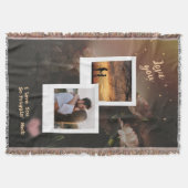 Couverture Floral Love Collage with Romantic Quote (Devant)