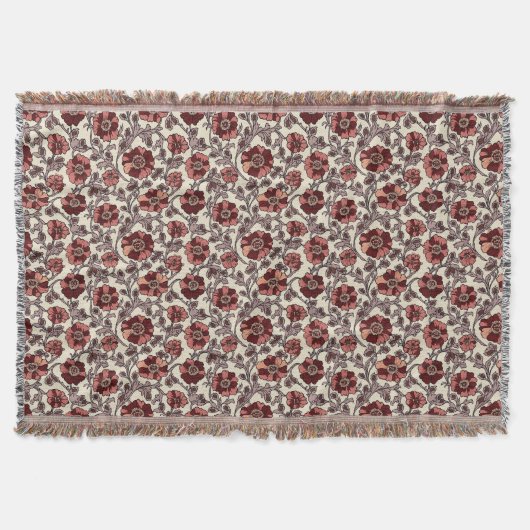 Couverture Floral rose et rouge (Devant)