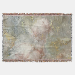 Couverture Floral Rose victorien vintage aux accents or 
