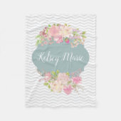 Couverture florale d'aquarelle (Devant)