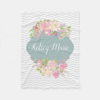 Couverture florale d'aquarelle