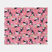 Couverture florale de Boston Terrier (Devant (Horizontal))