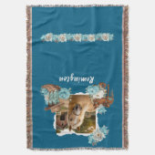 Couverture florale de cheval occidentale (devant Vertical)