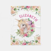 Couverture florale de la fille Unicorn (Devant)