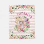 Couverture florale de la fille Unicorn (Devant)