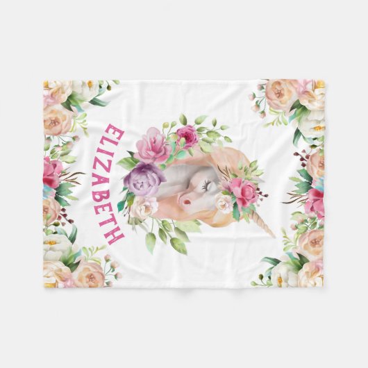 Couverture florale de la fille Unicorn (Devant (Horizontal))