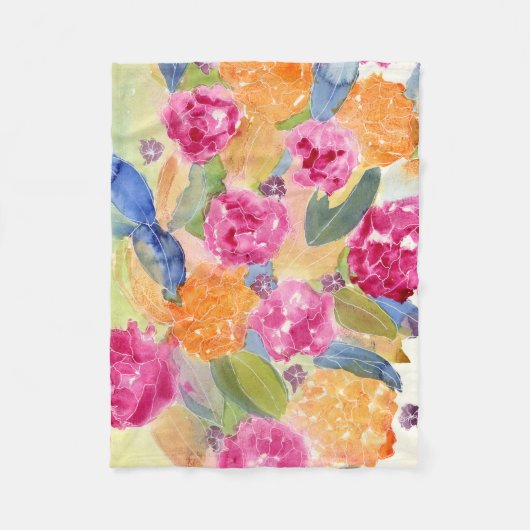 couverture florale d'ouatine (Devant)