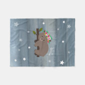 Couverture florale d'ouatine de filles d'étoiles (Devant (Horizontal))