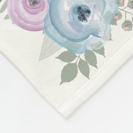 Couverture florale d'ouatine de poème de jour de (Coin)