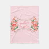 Couverture florale d'ouatine païenne athée (Devant)