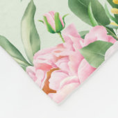 Couverture florale en toison (Coin)