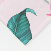 Couverture florale en toison (Coin)