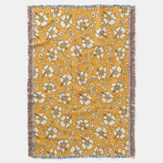 Couverture florale hawaïenne de jet de ketmie de (devant Vertical)