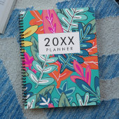 Couverture florale moderne hebdomadaire et mensuel