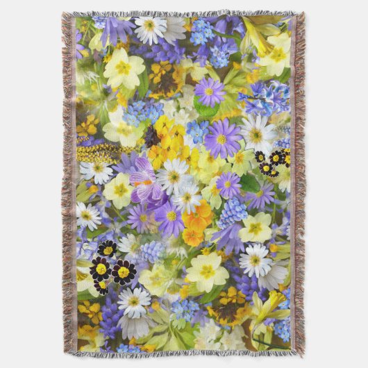 Couverture florale multicolore (devant Vertical)