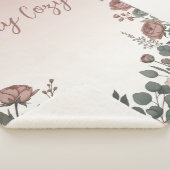 Couverture Florale Sherpa « Stay Cozy » (3/4)