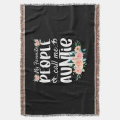 Couverture Florals Mes Gens Préférés M'Appelent Tante (devant Vertical)