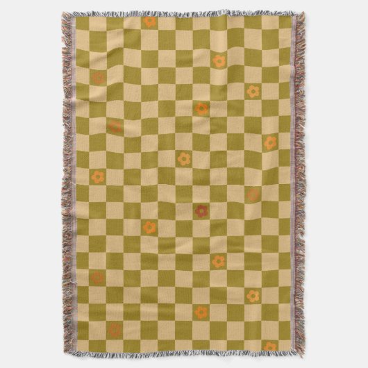 Couverture Flowe Checkered Pattern - No. 02 (devant Vertical)