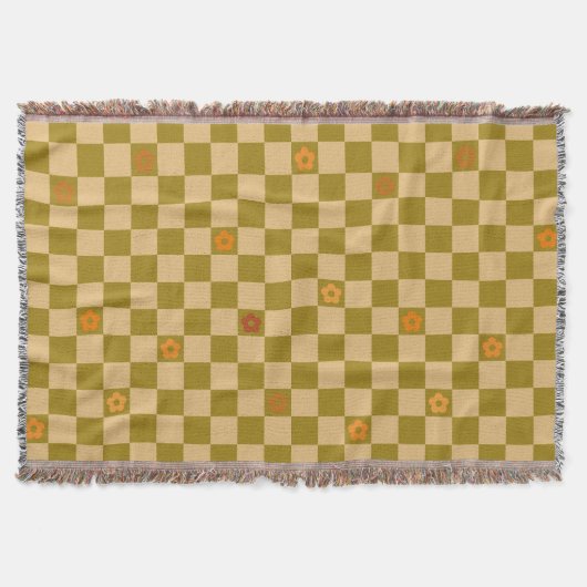 Couverture Flowe Checkered Pattern - No. 02 (Devant)