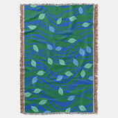 Couverture Flux Élémentaire Émeraude Vert Bleu Cobalt avec Fe (devant Vertical)