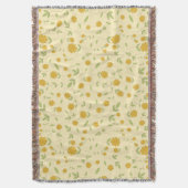 Couverture Fond crème clair uni avec des vignes de tournesol (devant Vertical)