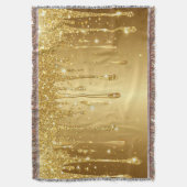 Couverture Fond de ruissellement de paillettes dorées scintil (devant Vertical)