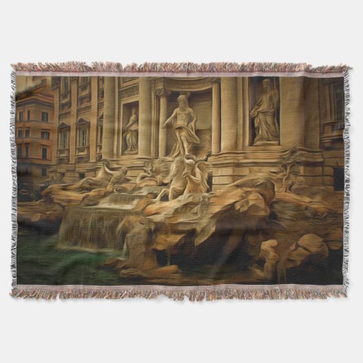 Couverture Fontaine de TREVI peignant Rome (Devant)