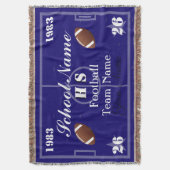 Couverture Football personnalisable HAMbyWG (devant Vertical)