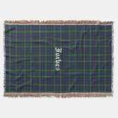 Couverture Forbes Clan Tartan Plaid Cube À Jeu Personnalisé (Devant)