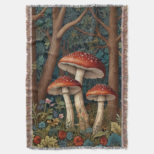 Couverture Forêt de champignons rétro (devant Vertical)
