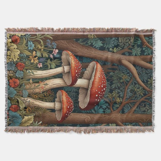 Couverture Forêt de champignons rétro (Devant)