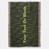 Couverture Forêt de conifères fractale (devant Vertical)