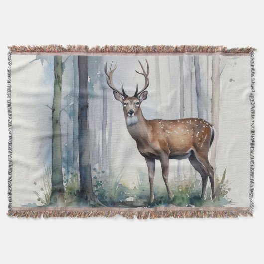 Couverture Forêt de lancers de cerfs (Devant)