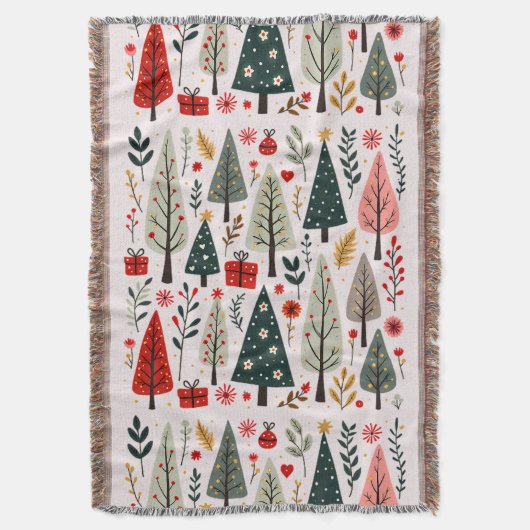 Couverture Forêt de sapins de Noël fantaisistes (devant Vertical)