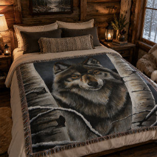 Couverture Forêt mystique de bouleaux aux loups alpha en hive