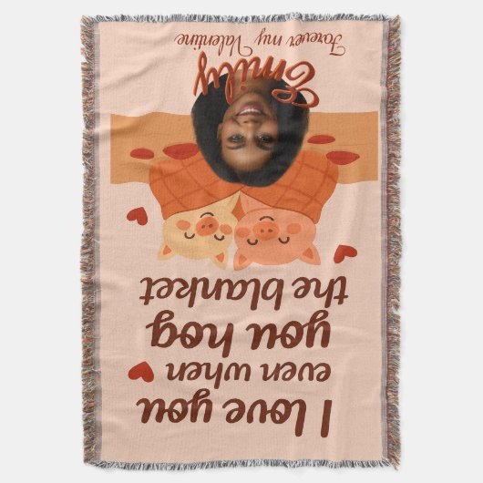 Couverture 'Forever my Valentine' Throw Blanket (devant Vertical)