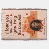 Couverture 'Forever my Valentine' Throw Blanket (Devant)