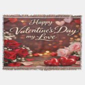 Couverture 'Forever Your Valentine' Throw Blanket (Devant)
