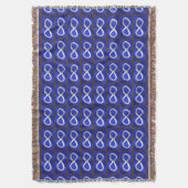 Couverture Forme de drapeau des Métis Premières nations Jeter (devant Vertical)