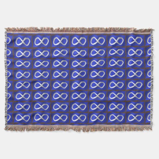 Couverture Forme de drapeau des Métis Premières nations Jeter (Devant)