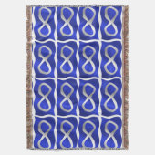 Couverture Forme de drapeau des Métis Premières nations Jeter (devant Vertical)