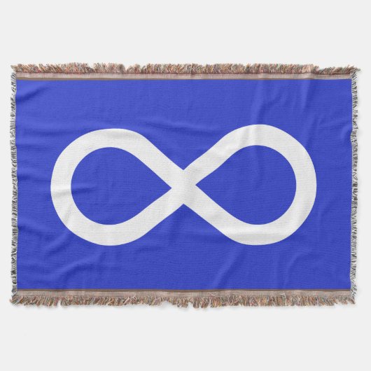 Couverture Forme de drapeau des Métis Premières nations Jeter (Devant)