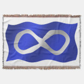 Couverture Forme de drapeau des Métis Premières nations Jeter (Devant)