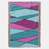 Couverture formes géométriques modernes Abstraites triangles (devant Vertical)